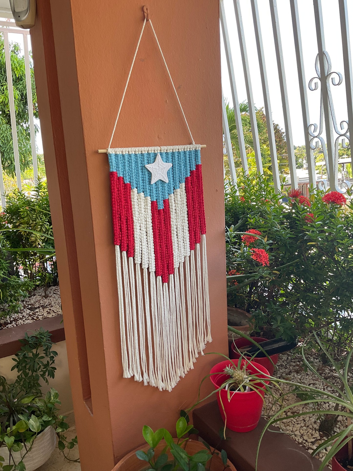 Bandera de Puerto Rico 14” x 32”