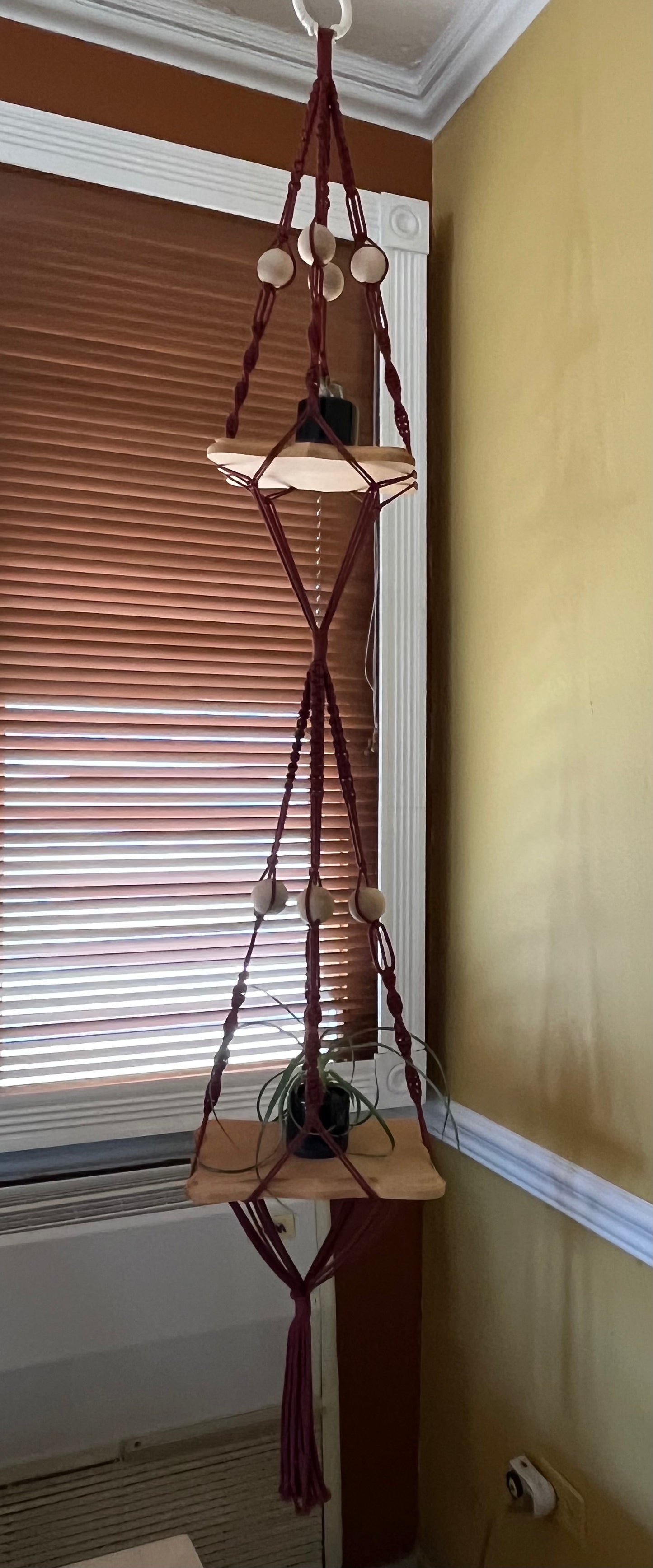 Double Macrame Plant Hanger