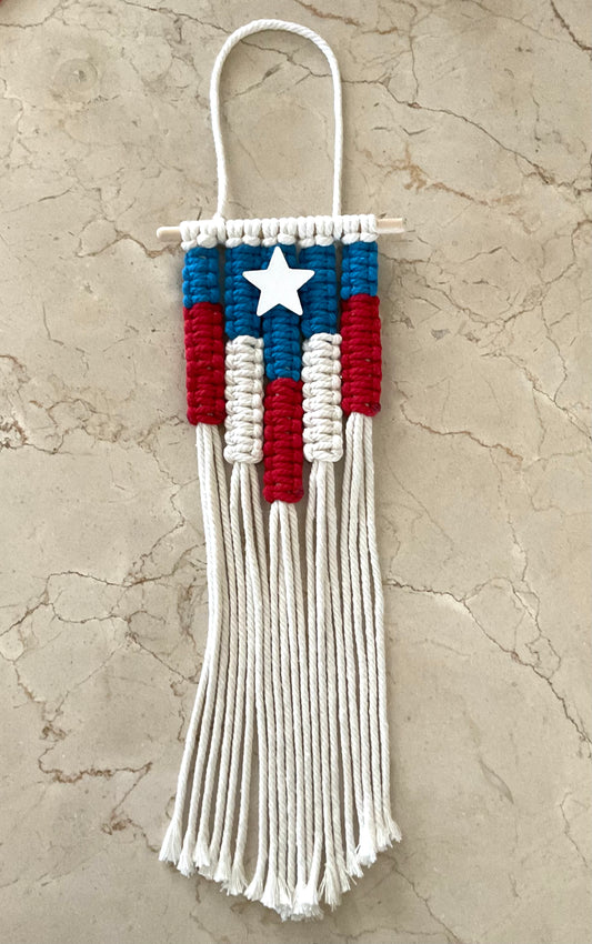 Bandera de Puerto Rico 6” x 13”