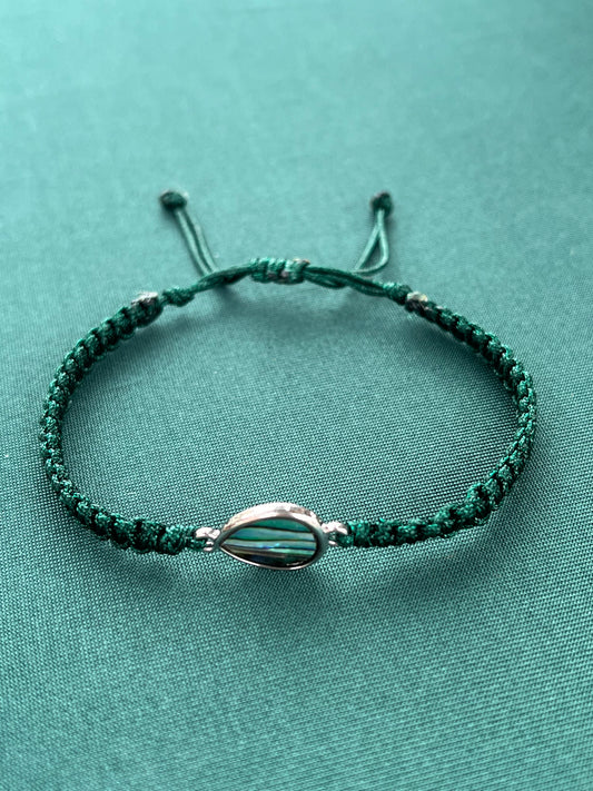 Bracelet in nylon with connector