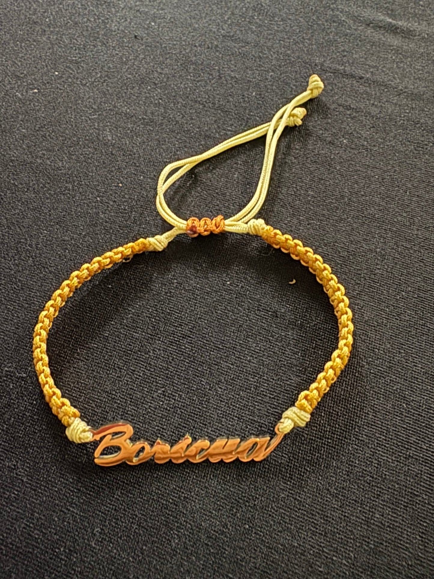 Macrame Boricua Bracelet