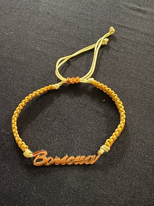 Macrame Boricua Bracelet