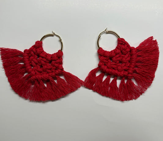 Macrame earrings